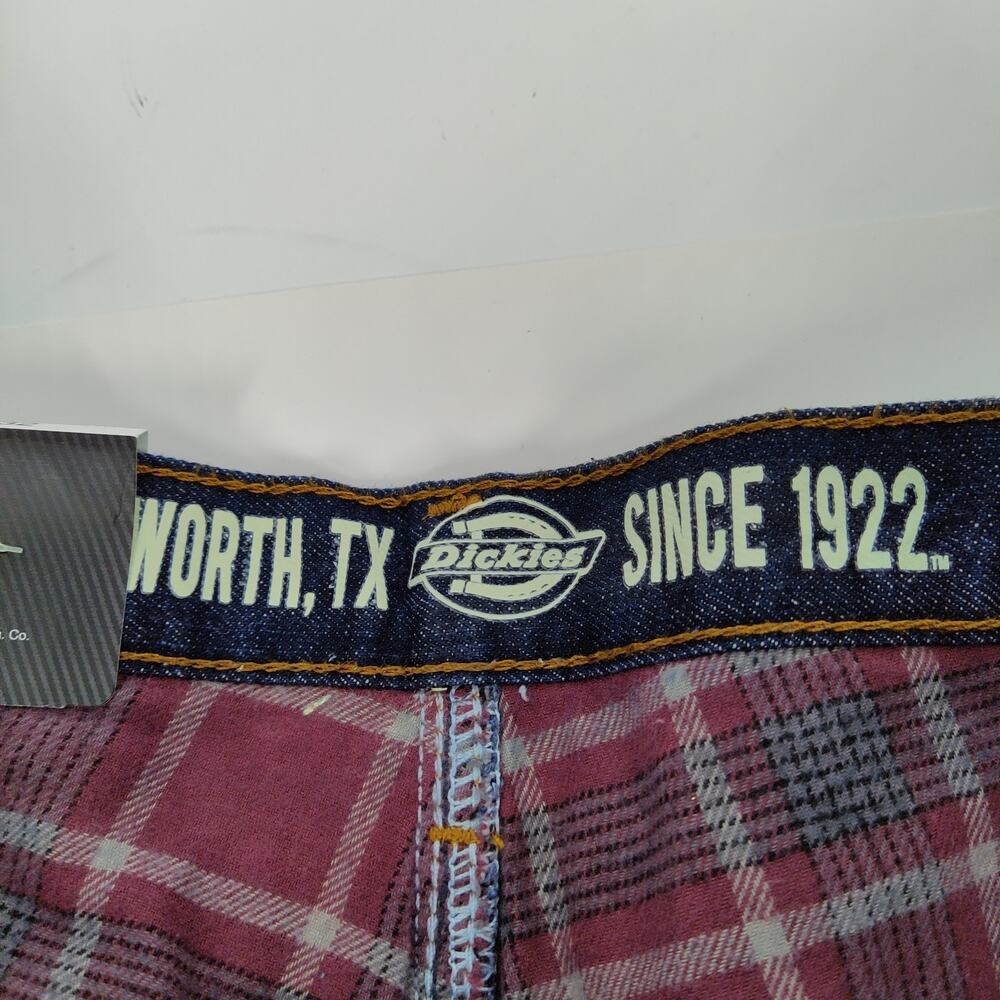 Dickies Flannel Lined Relaxed Fit Straight Leg Jeans 5-Pocket Dark Wash Blue NWT - Picture 9 of 11